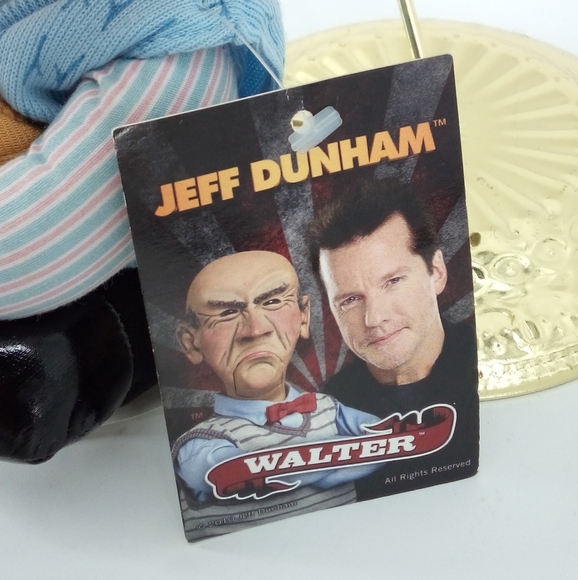 NWT Jeff Dunham Walter 8 inch Phunny Big Head Vegan Plush Doll Comedy Gift New - Picture 2 of 8